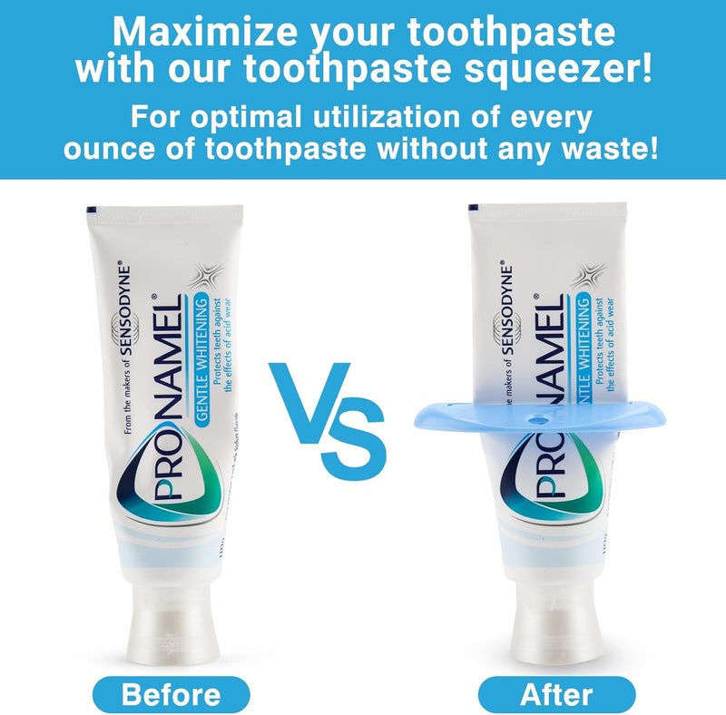 Tilcare Self-Closing XXL Toothpaste Caps 3-Pack White, Sensodyne Pronamel Compatible by - No Waste Cap Dispensers for Easy Use - Mess-Free Toothpaste Lids - Food Grade Silicone & BPA-Free Toppers - Image 4